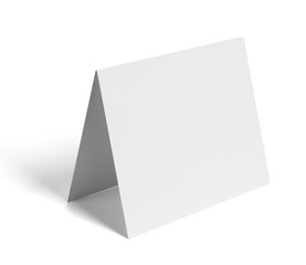 folded leaflet white blank paper template book desktop calendar