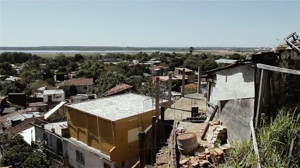 Asuncion, Capital of Paraguay. Skyline of the City from the Paraguay River.