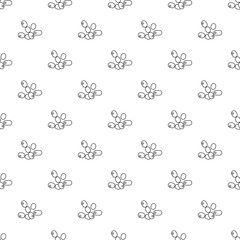Coccus bacilli pattern vector seamless repeating for any web design