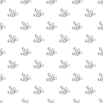 Coccus bacilli pattern vector seamless repeating for any web design