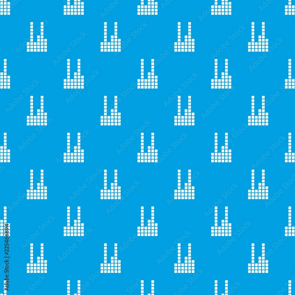 Poster equalizer pattern vector seamless blue repeat for any use
