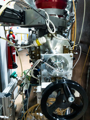 Obraz premium Scientific instruments for chemical physics, crystallography on synchrotron 