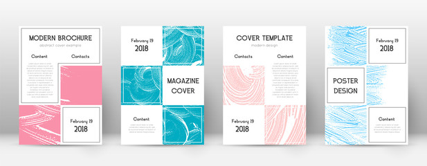 Cover page design template. Business brochure 