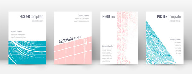 Cover page design template. Geometric brochure 
