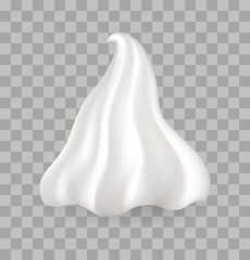 Smear Realistic Icon Vector Isolated Transparency