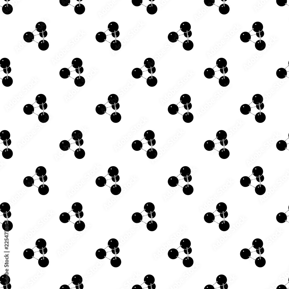 Poster pyramide molecule pattern vector seamless repeating for any web design