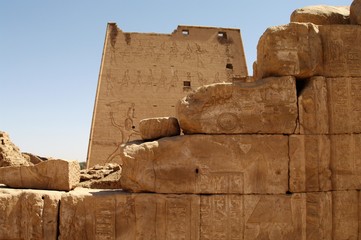 Temple of Edfu in Egypt.