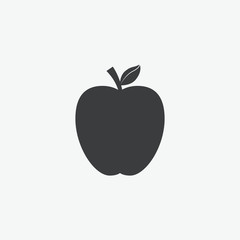 Apple Fruit Vector Icon