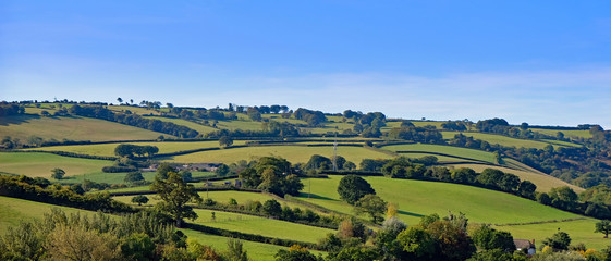 Fototapeta na wymiar Englsih patchwork landscape