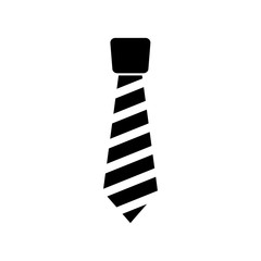 Tie icon, logo on white background