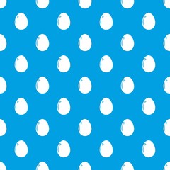 Egg pattern vector seamless blue repeat for any use