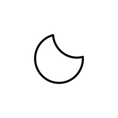 moon icon vector