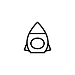 rocket icon vector