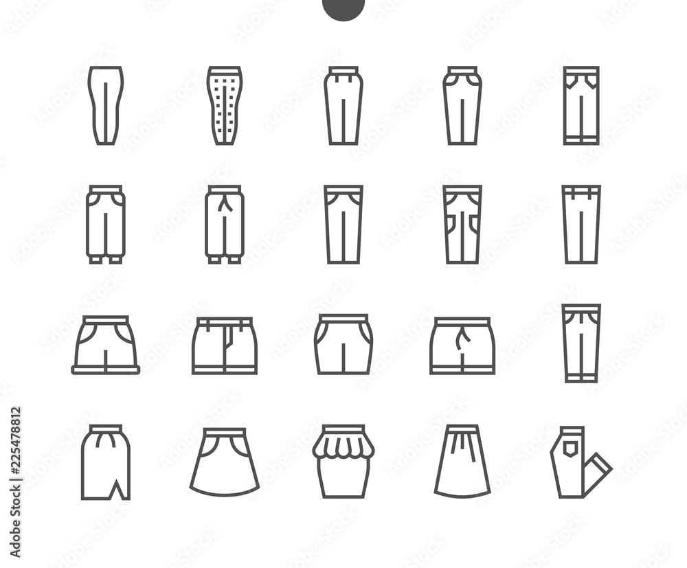 Aufkleber clothes ui pixel perfect well-crafted vector thin line icons 48x48 grid for web graphics and apps. s