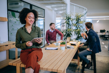 All her projects are just a click away