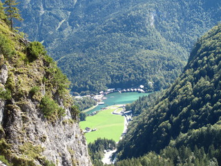 Wanderung zum Gr&uuml;nstein, Blick auf K&ouml;nigsee