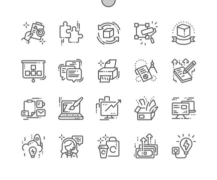 Branding Well-crafted Pixel Perfect Vector Thin Line Icons 30 2x Grid for Web Graphics and Apps. Simple Minimal Pictogram
