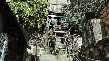 Slums in Asuncion, Capital of Paraguay. 