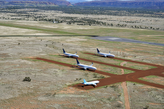 Australia, NT, Alice Springs, Airport