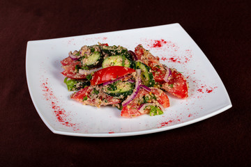 Vegan Georgian salad