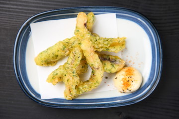 deep fried octopus legs