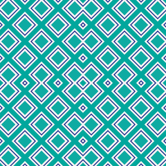 Vector seamless texture with ethnic styled rhombs