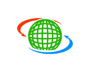 Sharing Global Icon Logo Design Element