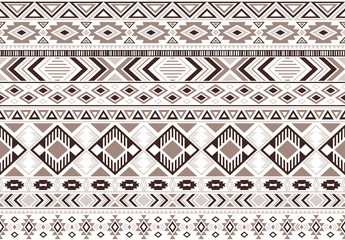 Tribal ethnic motifs geometric vector seamless background.
