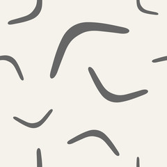 Seamless pattern of boomerangs.