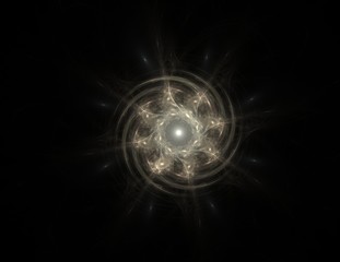 Abstract design made of sacred symbols signs geometry and designs on the subject of astrology alchemy magic