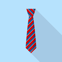 Elegant tie icon. Flat illustration of elegant tie vector icon for web design
