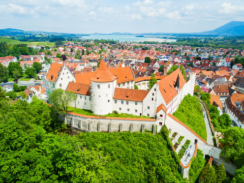 Fussen Town Aerial View