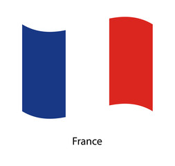 Flag of France. Vector Illustration