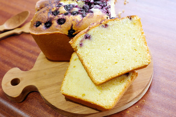 Blueberry Butter Cake