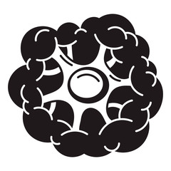 Fresh broccoli icon. Simple illustration of fresh broccoli vector icon for web design isolated on white background