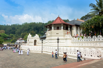 At the Front of Temple of Tooth