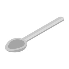 Spoon icon. Isometric of spoon vector icon for web design isolated on white background