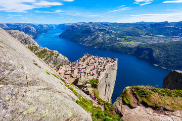 Preikestolen or Pulpit Rock