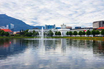 Lille Lungegardsvannet lake, Bergen