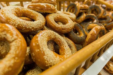 Assorted Breads in a Supermarket