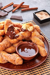 Shakoy or pilipit - deep fried twisted donuts