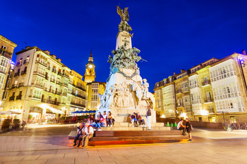 Virgen Blanca Square in Vitoria-Gasteiz