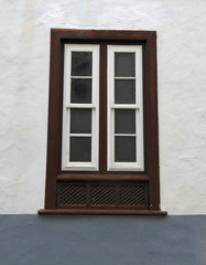 Obraz premium Ventana tradicional canaria