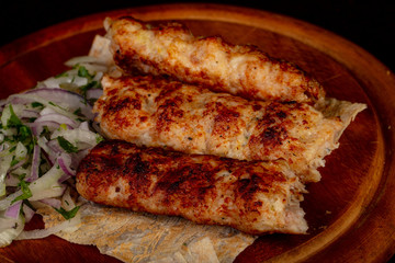 Chicken kebab shashlik