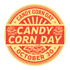Candy Corn Day, October 30 © Flavijus Piliponis