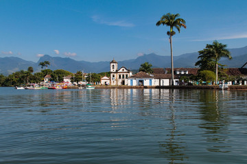 View of colonial Paraty town, Brazil