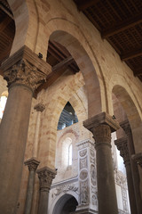 Fototapeta na wymiar Cefalu, Italy - September 09, 2018: detail of the Cathedral of Cefalu