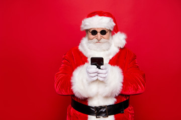 Winter eve December noel concept. Stylish trendy aged mature gra