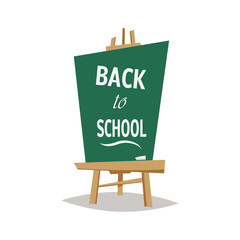 School board with chalk.