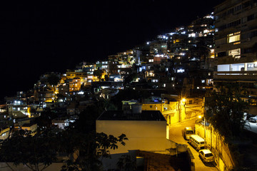 Fototapeta na wymiar Details of Vidigal hill in Rio de Janeiro - brazil